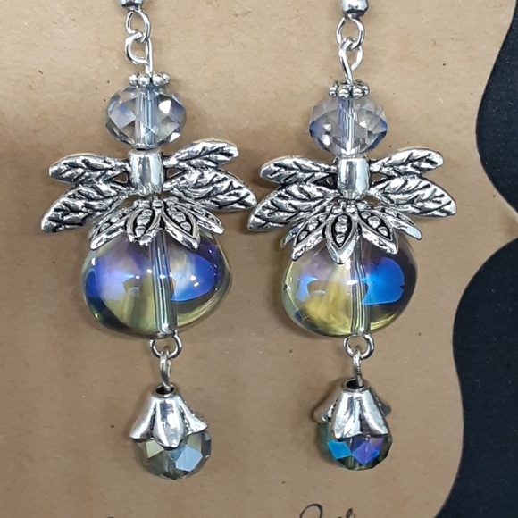 Angel Iridescent earings - Picture 2 of 5